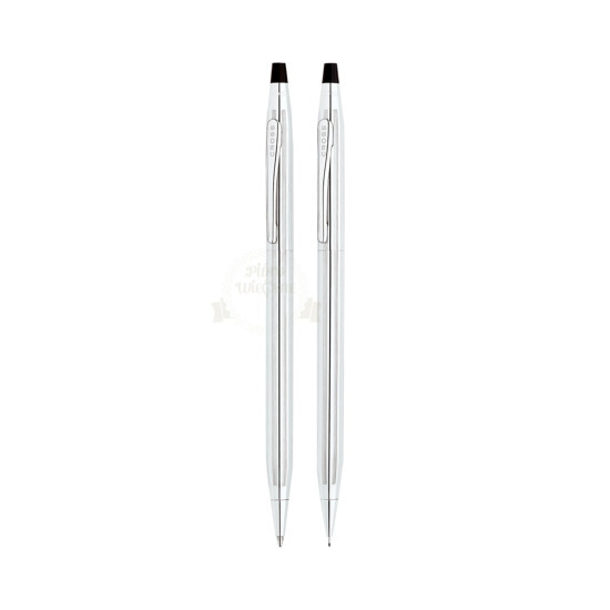 Zestaw długopis + ołówek Cross® Classic® Century® Lśniący Chrom CT