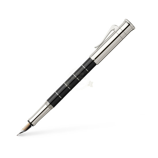 Pióro wieczne Graf von Faber-Castell Classic Anello Resin Black M