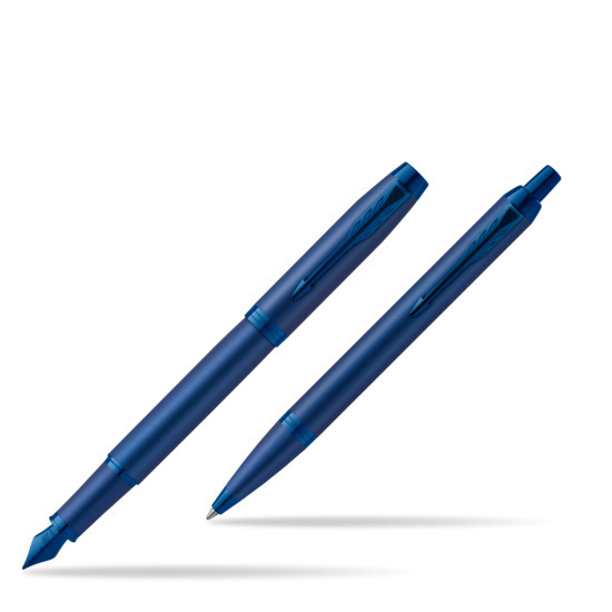 Zestaw Prezentowy Parker Pióro wieczne + Długopis IM PROFESSIONALS MONOCHROME BLUE