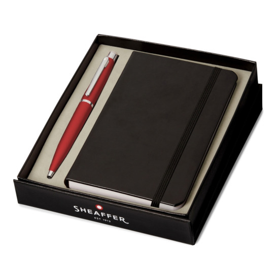 Zestaw prezentowy Długopis Sheaffer VFM Czerwony CT + notatnik