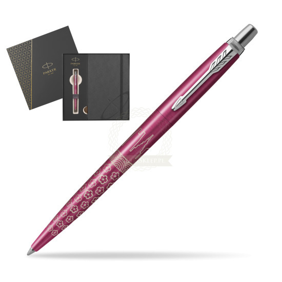 Długopis Parker JOTTER GLOBAL ICON - TOKYO w pudełku z notesem