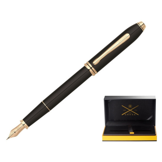 Pióro wieczne Cross Cross® Townsend Czarna Laka GT