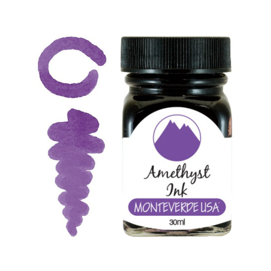 Atrament Monteverde Gemstone Fioletowy Amethyst 30 ml