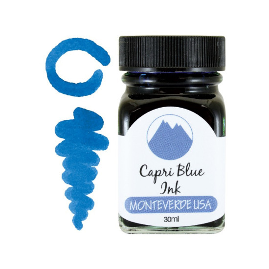 Atrament Monteverde Gemstone Niebieski Capri 30ml