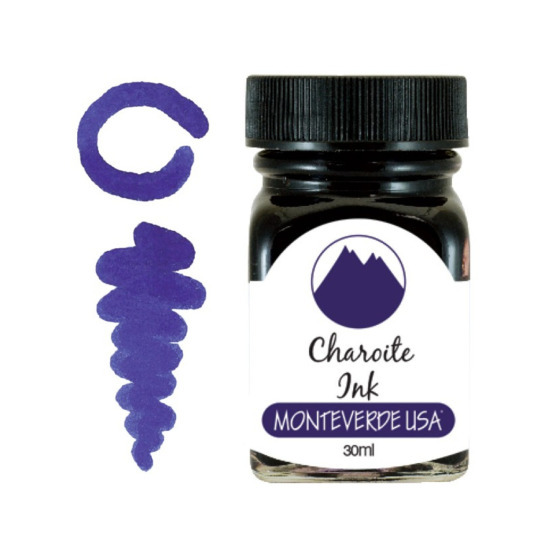 Atrament Monteverde Gemstone Niebieski Charoite 30ml