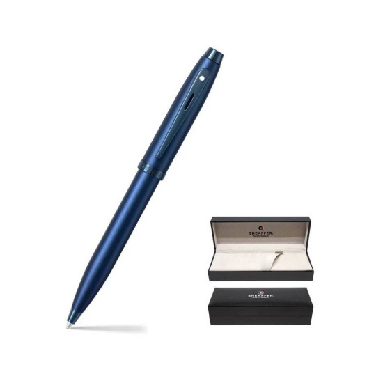 Długopis Sheaffer 100 Niebieskie Satynowe PVD