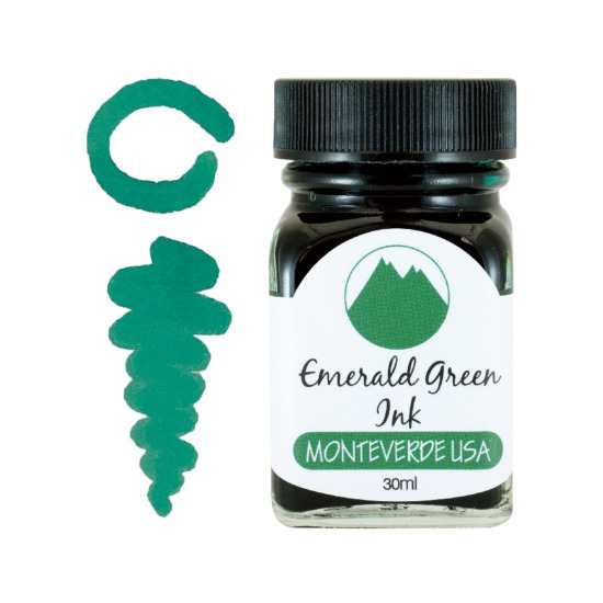 Atrament Monteverde Gemstone Emerald Green 30ml