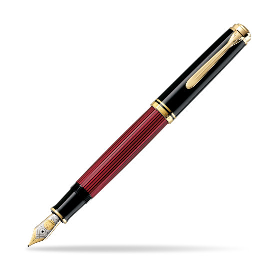 Pióro wieczne Pelikan M800 Souveran "F" Czerwony