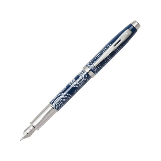 Pióro wieczne Sheaffer 100 Niebieski Motyw Ozdobny