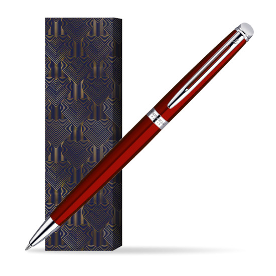 Długopis Waterman Hémisphère Czerwień CT w obwolucie Glamour Love