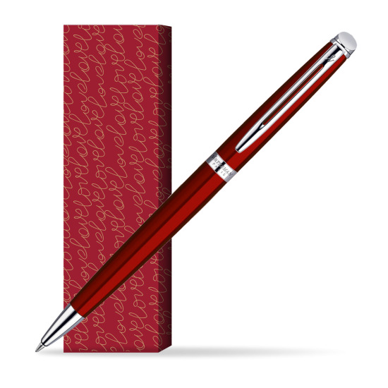 Długopis Waterman Hémisphère Czerwień CT w obwolucie True Love