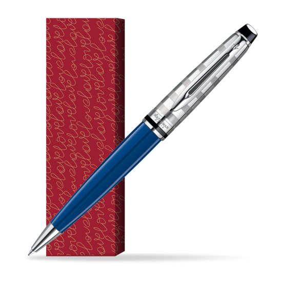 Długopis Waterman Expert Deluxe Blue Obsession w obwolucie True Love