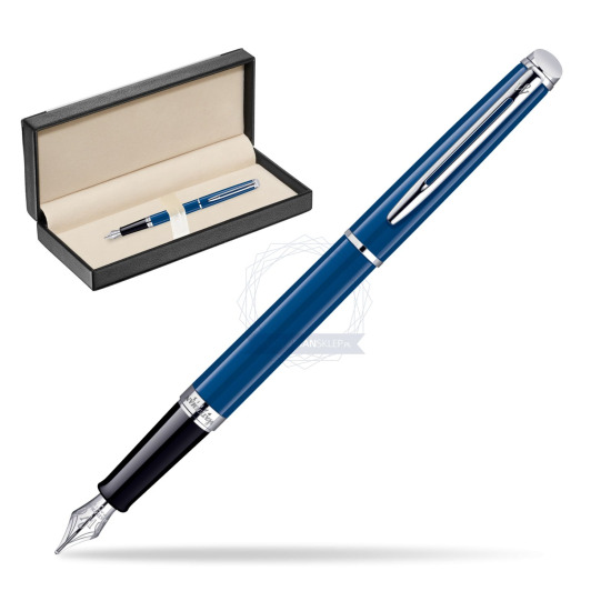 Pióro wieczne Waterman Hémisphère Blue Obsession CT w pudełku classic black