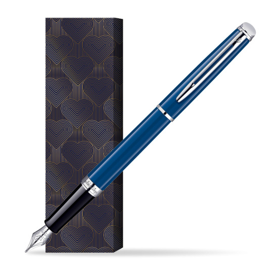 Pióro wieczne Waterman Hémisphère Blue Obsession CT w obwolucie Glamour Love