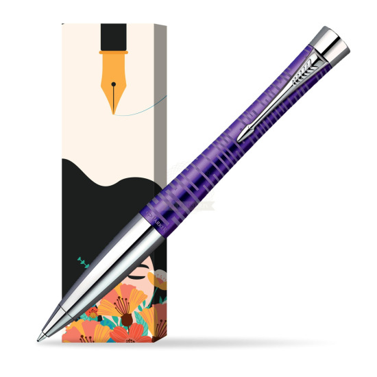 Długopis Parker Urban Premium Vacumatic Ametyst w obwolucie Maki