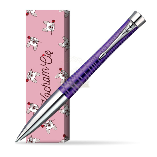Długopis Parker Urban Premium Vacumatic Ametyst w obwolucie Sweet Rose