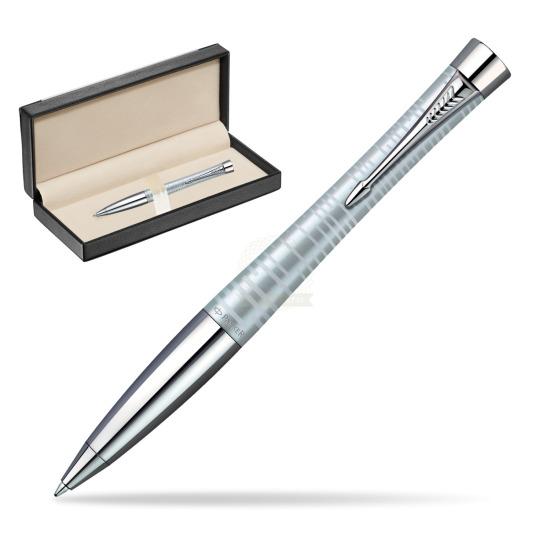 Długopis Urban Premium Vacumatic Srebrny w pudełku classic black