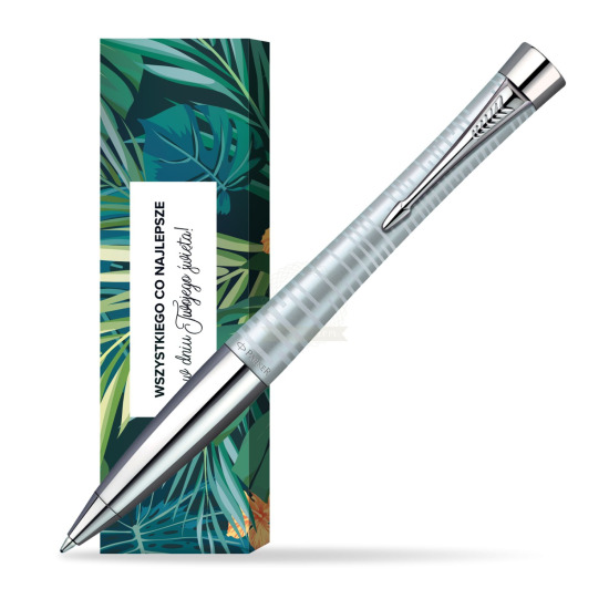 Długopis Urban Premium Vacumatic Srebrny w obwolucie Twoje święto