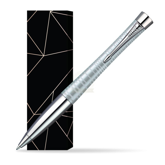 Długopis Urban Premium Vacumatic Srebrny w obwolucie Na szczęście