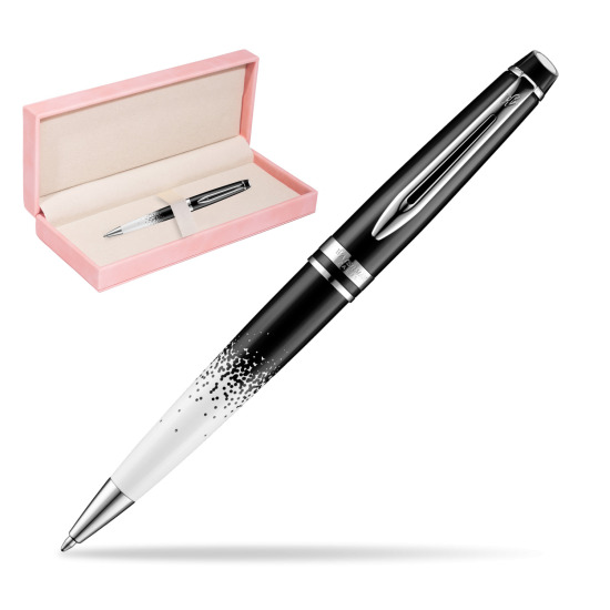 Długopis Waterman Expert Deluxe Ombres & Lumieres CT w różowym pudełku zamszowym