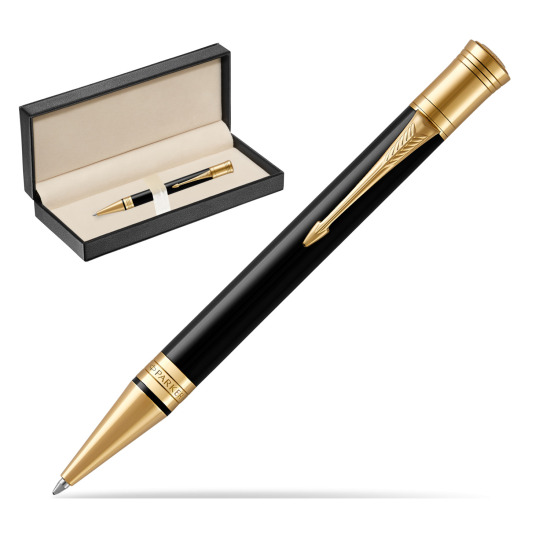 Długopis Parker Duofold Czarna Laka GT w pudełku classic pure black