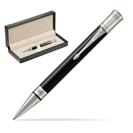 Długopis Parker  Duofold Czarna Laka CT w pudełku classic black