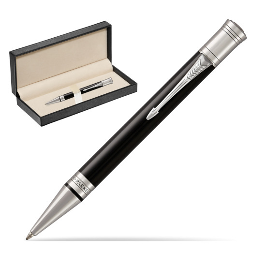 Długopis Parker  Duofold Czarna Laka CT w pudełku classic pure black