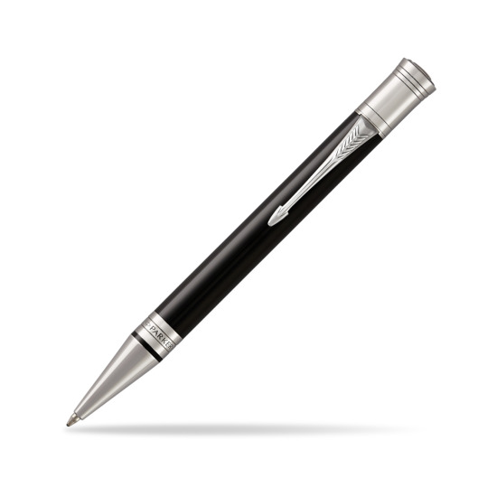 Długopis Parker  Duofold Czarna Laka CT 
