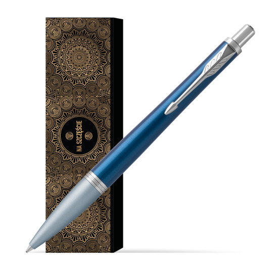 Długopis Parker Urban Premium Dark Blue CT w obwolucie Orientalne szczęście 