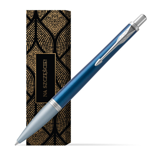 Długopis Parker Urban Premium Dark Blue CT w obwolucie Szczęśliwy traf