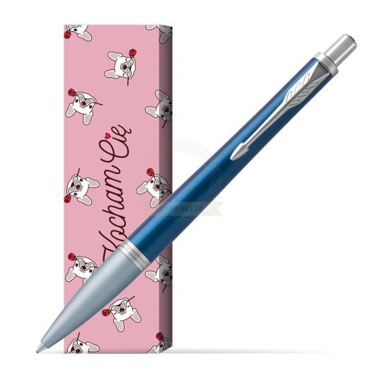 Długopis Parker Urban Premium Dark Blue CT w obwolucie Sweet Rose