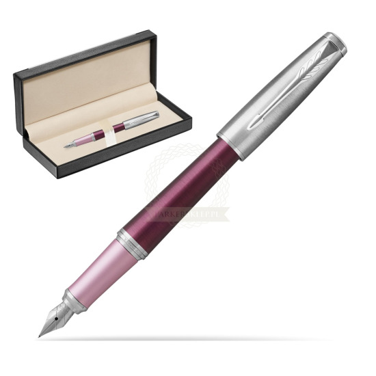 Pióro wieczne Parker Urban Premium Dark Purple CT w pudełku classic black