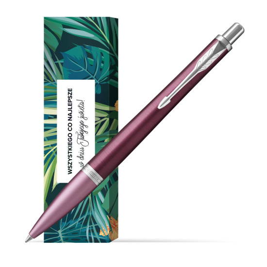 Długopis Parker Urban Premium  Dark Purple CT w obwolucie Twoje święto