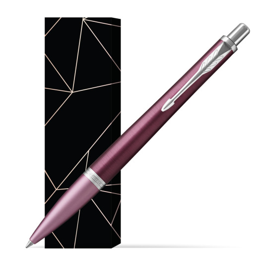 Długopis Parker Urban Premium  Dark Purple CT w obwolucie Na szczęście