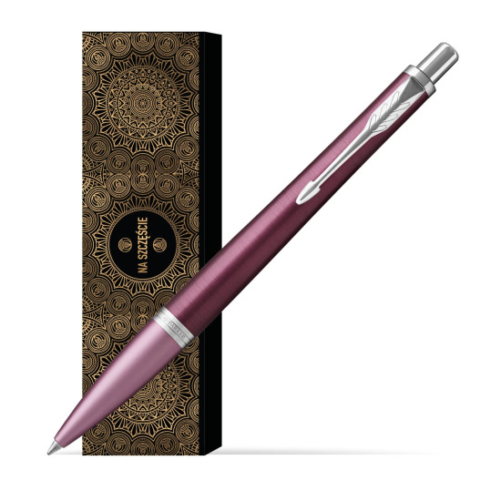 Długopis Parker Urban Premium  Dark Purple CT w obwolucie Orientalne szczęście 