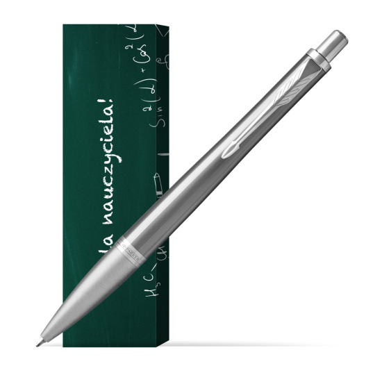 Długopis Parker Urban Premium Silvered Powder CT w obwolucie Szkoła