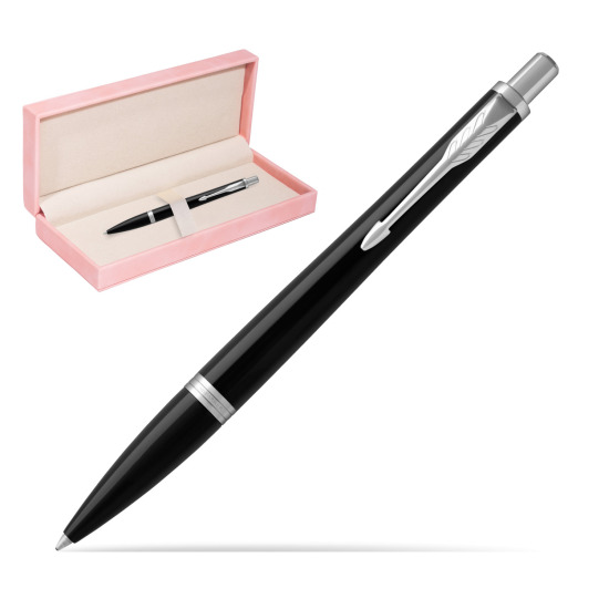 Długopis   Parker Urban Black Cab CT T2016 w różowym pudełku zamszowym