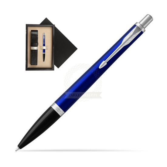 Długopis Parker Urban Nightsky Blue CT T2016 w pudełku drewnianym Czerń Single Ecru