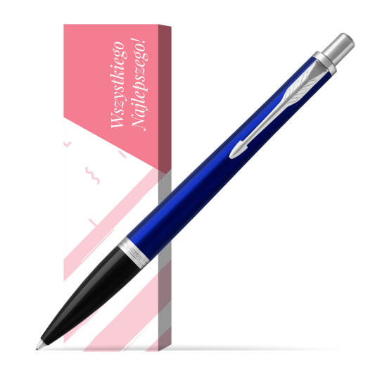 Długopis Parker Urban Nightsky Blue CT T2016 w obwolucie Wszystkiego najlepszego