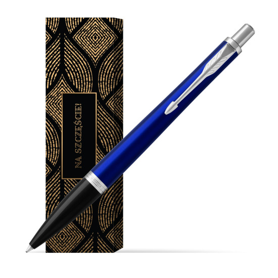 Długopis Parker Urban Nightsky Blue CT T2016 w obwolucie Szczęśliwy traf