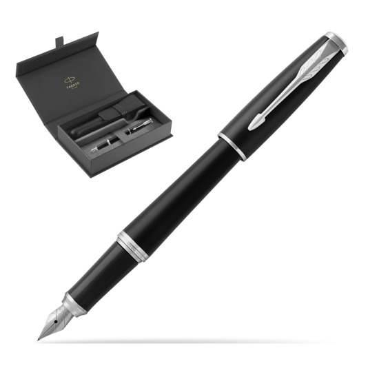 Pióro wieczne Parker Urban Muted Black CT w oryginalnym pudełku Parker, zamykane etui