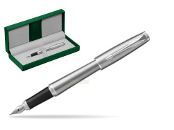 Pióro wieczne Parker Urban Metro Metallic CT w zielonym pudełku skórzanym