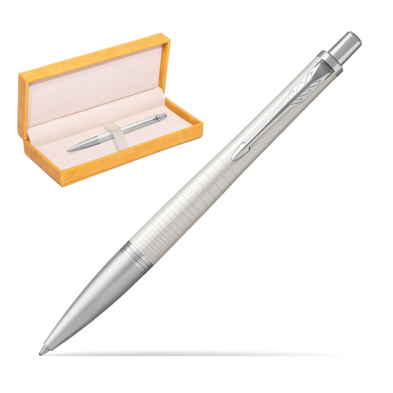 Długopis Parker Urban Premium Metaliczny Perłowy CT T2016 w żółtym pudełku zamszowym