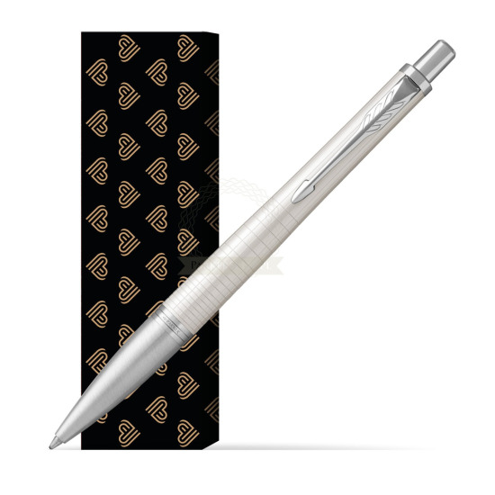 Długopis Parker Urban Premium Metaliczny Perłowy CT w obwolucie Złote Serca