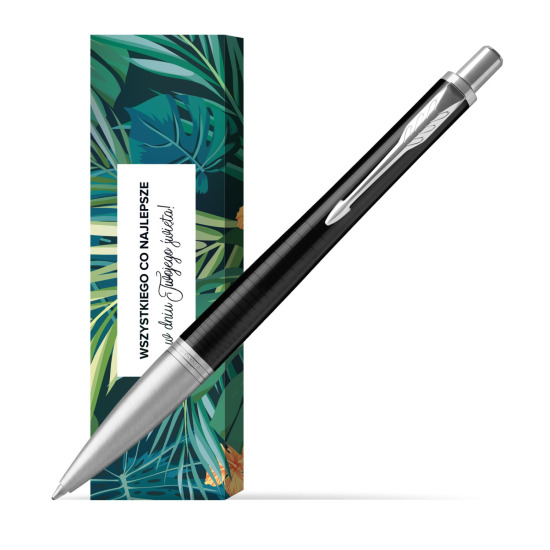 Długopis Parker Urban Premium Hebanowy CT w obwolucie Twoje święto