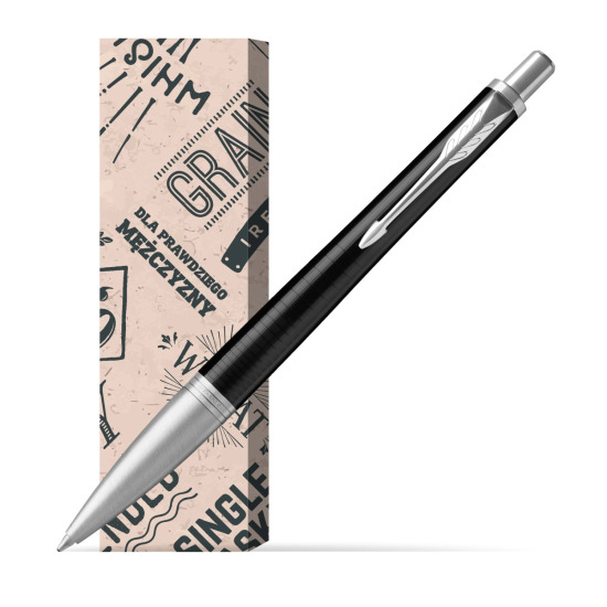 Długopis Parker Urban Premium Hebanowy CT w obwolucie Męski świat