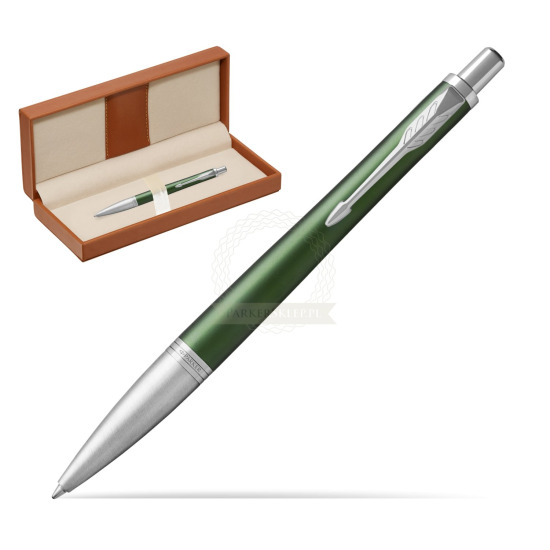 Długopis Parker Urban Premium  Zielony CT w pudełku classic brown