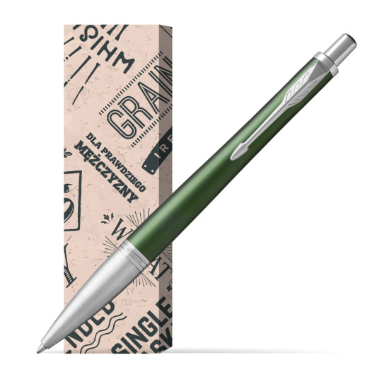 Długopis Parker Urban Premium  Zielony CT w obwolucie Męski świat