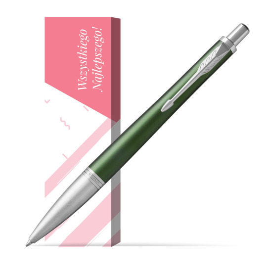 Długopis Parker Urban Premium  Zielony CT w obwolucie Wszystkiego najlepszego