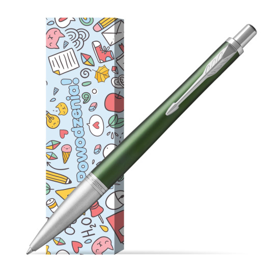 Długopis Parker Urban Premium  Zielony CT w obwolucie Powodzenia